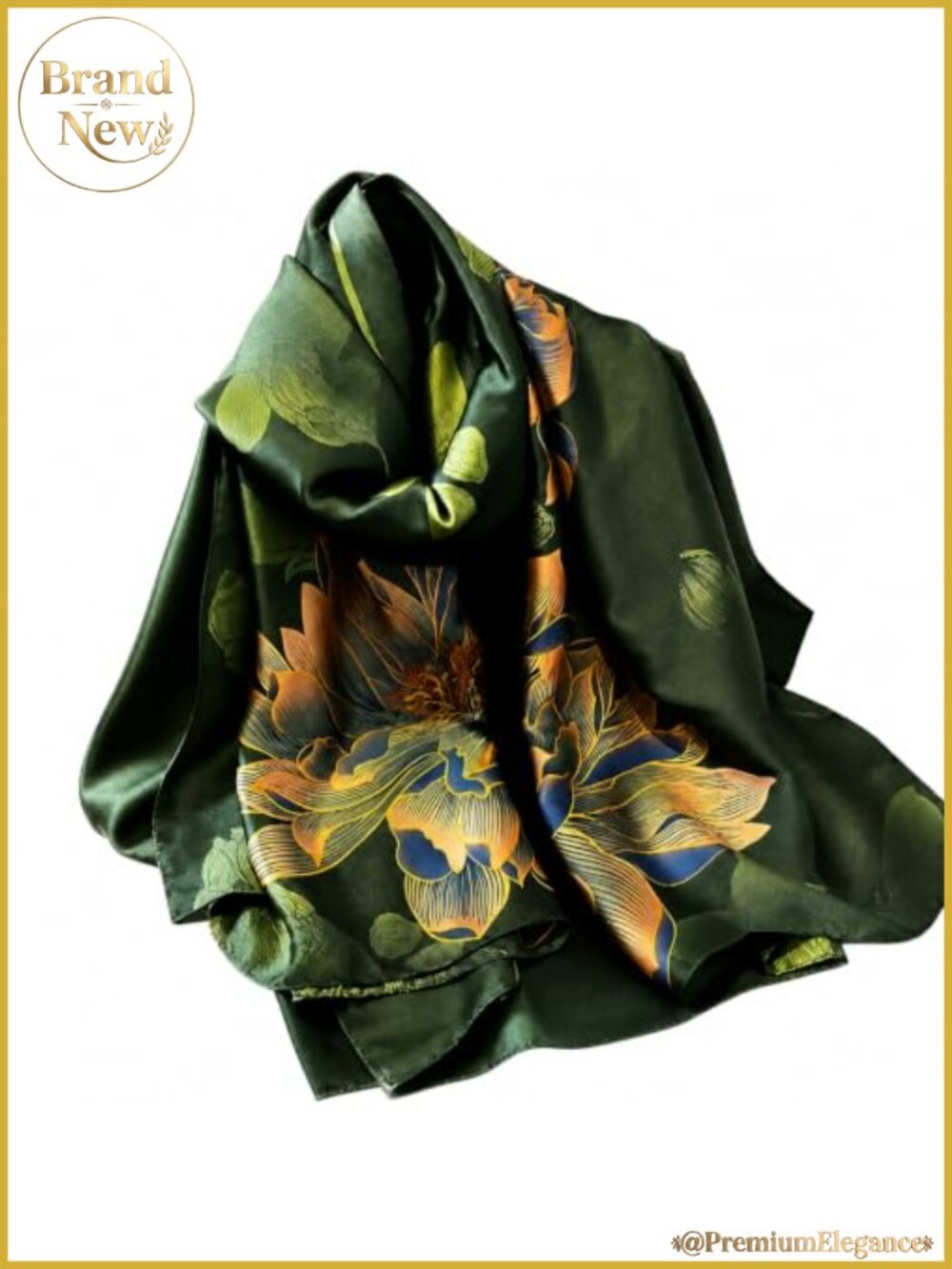 Large Satin Scarf for Women Silk Like Shawl Wrap Lightweight Summer Dress Scarf